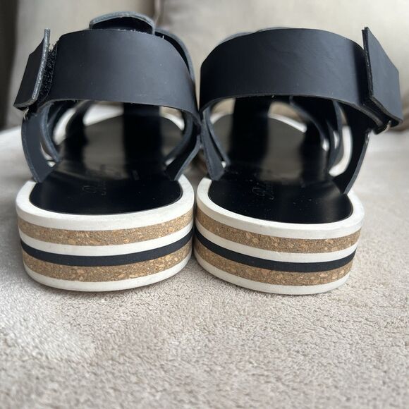 NEW Robert Clergerie Bruce Black Nubuck Leather Sandals Men EU‎ 42 US 9 Casual main image 10